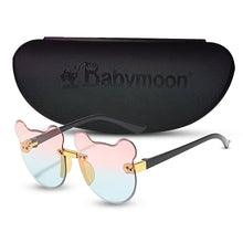 Load image into Gallery viewer, Babymoon Bear Rimless Sun Glasses | Baby Gift Set | Blue Pink