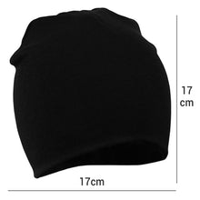 Load image into Gallery viewer, Babymoon Stretchable Pullover Baby Hat Caps | 3-12 Months | Black