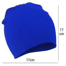 Load image into Gallery viewer, Babymoon Stretchable Pullover Baby Hat Caps | 3-12 Months | Blue