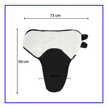 Load image into Gallery viewer, Babymoon Cotton Baby Swaddle | Wrapping Blanket | Baby Sleeping Wrap | New-Born Swaddle Wrap | 0-3Months | Black
