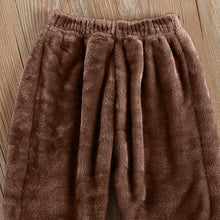 Load image into Gallery viewer, Babymoon Set of 2 | Baby Sleepwear Nightsuit Kid’s Nightdress T-shirt with Pants Pajamas Winter Sweater | Brown