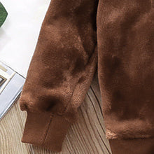 Load image into Gallery viewer, Babymoon Set of 2 | Baby Sleepwear Nightsuit Kid’s Nightdress T-shirt with Pants Pajamas Winter Sweater | Brown