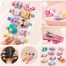 Load image into Gallery viewer, Babymoon Fusion Cartoon 10pcs Hairclips Hair Accessories Set - Cartoon