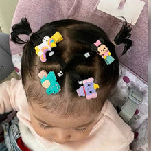 Load image into Gallery viewer, Babymoon Fusion Cartoon 10pcs Hairclips Hair Accessories Set - Cartoon