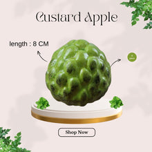 Load image into Gallery viewer, Babymoon | Set of 6 | Mix Simulation Fake Custard Apple | Artificial Plastic Model | Ornament Decoration | Photography Props Basket Display Filler Vegetables