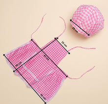 Load image into Gallery viewer, Babymoon Chef New Born Baby Photography Shoot Props Costume - Pink