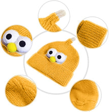 Load image into Gallery viewer, Babymoon Cartoon Angry Birds Woolen Winter Kids Cap Hat | Yellow