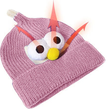 Load image into Gallery viewer, Babymoon Cartoon Angry Birds Woolen Winter Kids Cap Hat | Pink