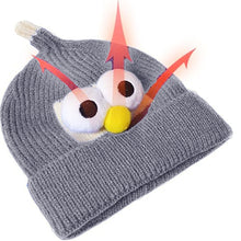 Load image into Gallery viewer, Babymoon Cartoon Angry Birds Woolen Winter Kids Cap Hat | Grey