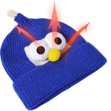 Load image into Gallery viewer, Babymoon Cartoon Angry Birds Woolen Winter Kids Cap Hat | Darkblue