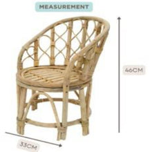 Load image into Gallery viewer, Babymoon Rustic Cane Chair | Wooden Properties | Baby Photography Props