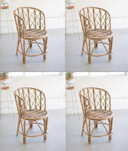 Load image into Gallery viewer, Babymoon Rustic Cane Chair | Wooden Properties | Baby Photography Props