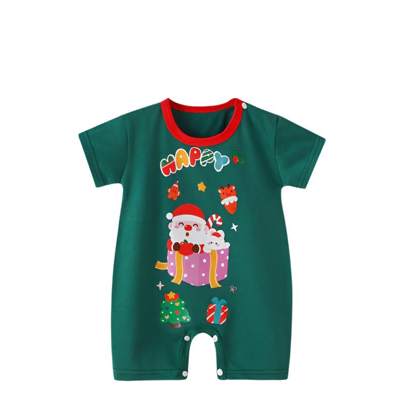 Babymoon Baby Christmas Romper Baby Photoshoot Props Costumes 9-12  months Green