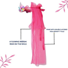 Load image into Gallery viewer, Babymoon Diamond Princess Birthday Party Girls Crown Headband with Veil | Hair Accessories | 3-8 Yrs