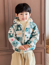 Load image into Gallery viewer, Babymoon Stylish Winter Baby Boys & Girls Jacket Kids Sweater Cardigan | Dinosaur Green