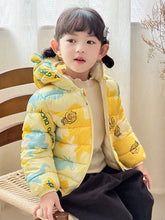 Load image into Gallery viewer, Babymoon Stylish Winter Baby Boys & Girls Jacket Kids Sweater Cardigan | Duck Yellow
