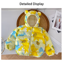 Load image into Gallery viewer, Babymoon Stylish Winter Baby Boys & Girls Jacket Kids Sweater Cardigan | Duck Yellow