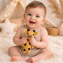 Load image into Gallery viewer, Babymoon Fawn (17 Cm) Handmade Knitted Stuffed Animal Baby Kids Photography Shoot Props Organic Toys