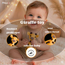 Load image into Gallery viewer, Babymoon Fawn (17 Cm) Handmade Knitted Stuffed Animal Baby Kids Photography Shoot Props Organic Toys