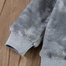 Load image into Gallery viewer, Babymoon Set of 2 | Baby Sleepwear Nightsuit Kid’s Nightdress T-shirt with Pants Pajamas Winter Sweater | Grey