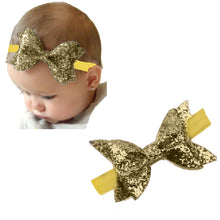 Load image into Gallery viewer, Babymoon Kids Girls Glittering Bow Hairband | Baby Headband | Hair Accessories