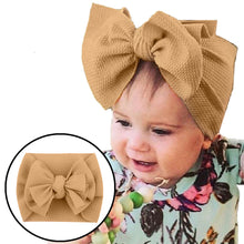 Load image into Gallery viewer, Babymoon Kids Girls Textured Bow Hairband | Baby Headband | Hair Accessories