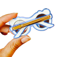 Load image into Gallery viewer, Babymoon Girl Baby Gift Box Set of 6 | Sunglasses | Baby Girl Hair Accessories | Hair Clips | Rubber Band | Blue