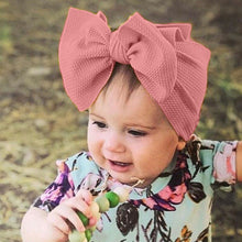 Load image into Gallery viewer, Babymoon Kids Girls Textured Bow Hairband | Baby Headband | Hair Accessories