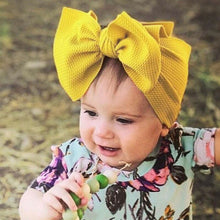 Load image into Gallery viewer, Babymoon Kids Girls Textured Bow Hairband | Baby Headband | Hair Accessories
