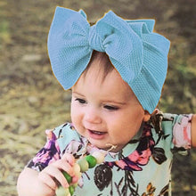 Load image into Gallery viewer, Babymoon Kids Girls Textured Bow Hairband | Baby Headband | Hair Accessories