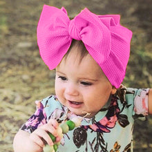 Load image into Gallery viewer, Babymoon Kids Girls Textured Bow Hairband | Baby Headband | Hair Accessories