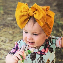 Load image into Gallery viewer, Babymoon Kids Girls Textured Bow Hairband | Baby Headband | Hair Accessories
