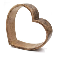 Load image into Gallery viewer, Babymoon Wooden Heart Ring | Wooden Properties | Baby Photography Props | Brown
