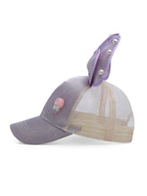 Load image into Gallery viewer, Babymoon Rabbit Ears Summer Cap Hat - Grey