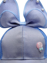 Load image into Gallery viewer, Babymoon Rabbit Ears Summer Cap Hat - Blue