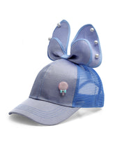Load image into Gallery viewer, Babymoon Rabbit Ears Summer Cap Hat - Blue