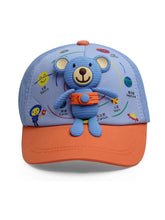 Load image into Gallery viewer, Babymoon Teddy Summer Cap Hat For Baby Kids - Blue