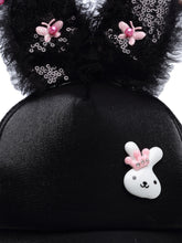 Load image into Gallery viewer, Babymoon Rabbit Ears Summer Cap Hat - Black