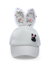 Load image into Gallery viewer, Babymoon Rabbit Ears Summer Cap Hat - White