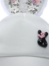 Load image into Gallery viewer, Babymoon Rabbit Ears Summer Cap Hat - White