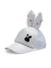 Load image into Gallery viewer, Babymoon Rabbit Ears Summer Cap Hat - White