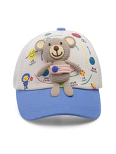 Load image into Gallery viewer, Babymoon Teddy Summer Cap Hat For Baby Kids - Brown
