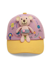 Load image into Gallery viewer, Babymoon Teddy Summer Cap Hat For Baby Kids - Pink