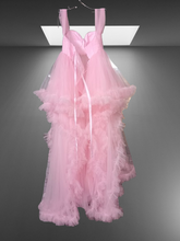 Load image into Gallery viewer, Babymoon V-Neck Sleeveless Long Maternity Gown Dress | Pink