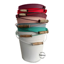 Load image into Gallery viewer, Babymoon Rustic Metal Bucket Photoshoot Prop Furniture Properties