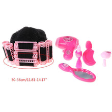 Load image into Gallery viewer, Babymoon Spa Set Up | Spa Costume Set, Posing Chair and Hair Curler Wig with Hair Dressing & Make up Kit | Baby Photography Props Setup | Pink