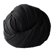 Load image into Gallery viewer, Babymoon Jersey Stretchable Baby Photography Shoot Wrap Cloth | Black