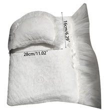Load image into Gallery viewer, Babymoon Lace Mattress Cushion & Pillow | Posing Props | Baby Photography Props | White