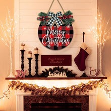 Load image into Gallery viewer, Babymoon Christmas Wooden Wreth | Decorative Ad-ons | Photography Prop | Wall Hanging