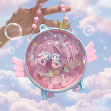 Load image into Gallery viewer, Babymoon Baby Girl Gift Box Set of 8 | Baby Girl Hair Accessories | Hair Clips | Necklace | Butterfly | Rubber Band | Pink